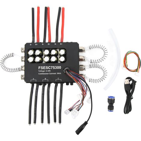 Variateur de vitesse FLIPSKY pour voiture RC, contrôleur ESC en aluminium, modes multiples, robot 14-84V, régulateur électronique robuste (1/5)