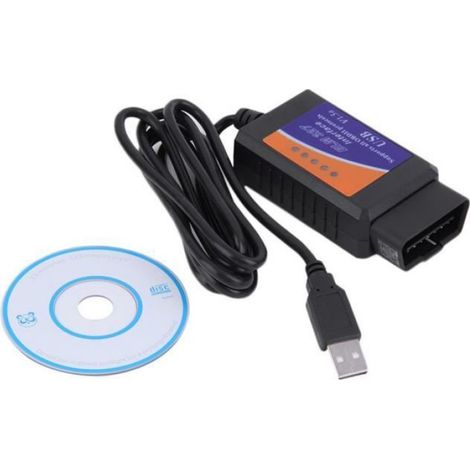ELM327 OBDII OBD2 CAN-BUS USB Auto Diagnostique Code Scanner Lecteur Outil V1.5 (1/4)