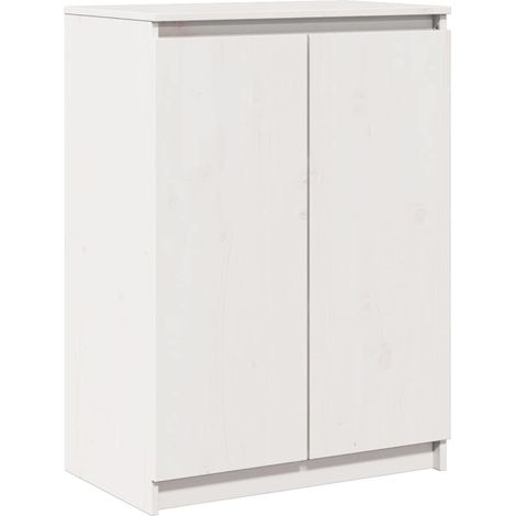 Maison Exclusive - Aparador madera maciza de pino blanco 60x36x84
