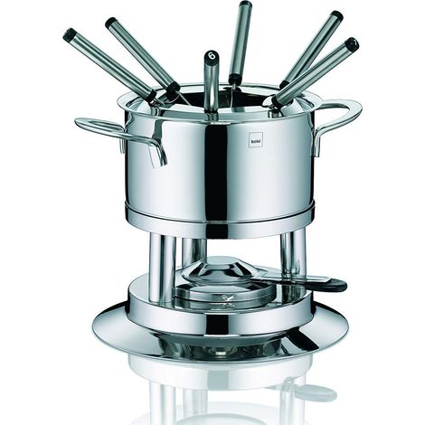 Kela Cailin 10968 - Set per fonduta, 10 pezzi, acciaio INOX (1/5)