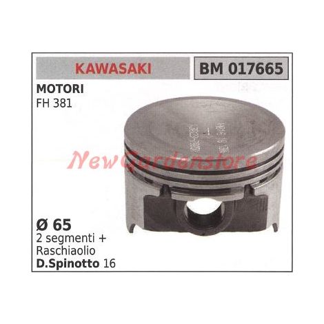 Pistón motor FH 381 Ø  65mm KAWASAKI 017665
