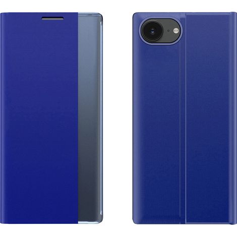 Nueva funda Sleep Case con solapa y soporte para iPhone 16e - azul (1/3)