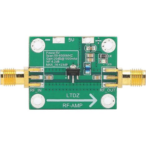 Module amplificateur de puissance RF SBB5089 50 MHz–6000 MHz avec un gain de 20 dB (1/4)