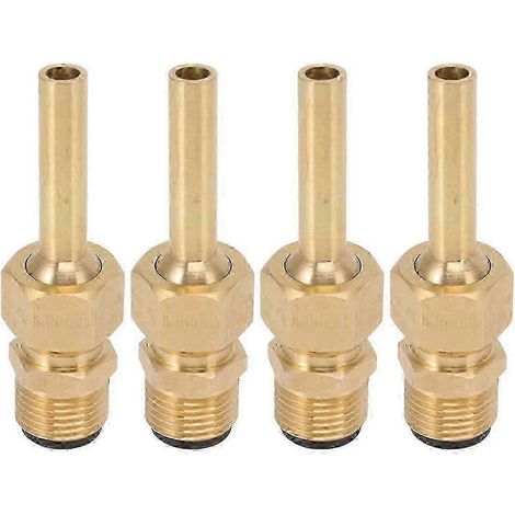 Quatre buses de fontaine en cuivre à jet direct, accessoires de fontaine, pour effets de jeux d'eau G1/2 (1/5)