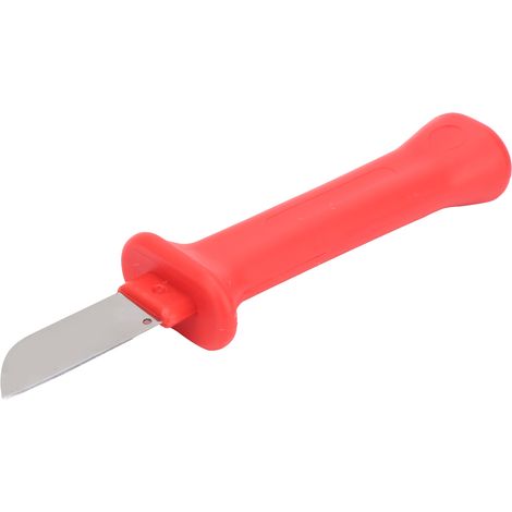 Couteau à dénuder pour câbles isolés, outil d'électricien avec fourreau 32HS (1/5)