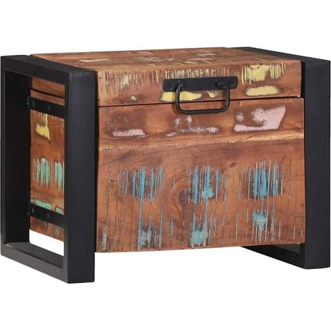 Aufbewahrungs-Truhen 40 x 30 x 30 cm Massivholz Altholz
