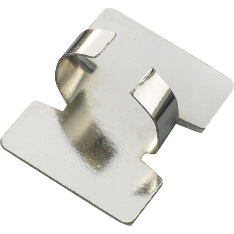 TRU COMPONENTS Befestigungsschelle selbstklebend 543619 Bündel-Ø-Bereich 6 mm (max) Silber 1 St.