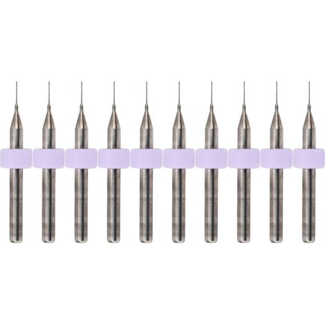 10 Stück 0,3 mm Reinigungsnadeldüsen-Bohrer aus Wolframkarbid für 3D-Druckerzubehör (1/4)