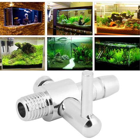 Régulateur de Débit d'Air en Acier Inoxydable pour Aquarium - Valve Ajustable pour Pompe à Oxygène - 5 Pièces par Paquet - AUTRES
