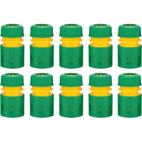 10Pcs Raccord Tuyau D'arrosage d'Arrosage Tuyau Raccord Rapide Adapte 1/2 Eau du Robinet de Jardin Tuyau Connecteurs Rapides Irrigations Filetage Système de Joint (1/5)