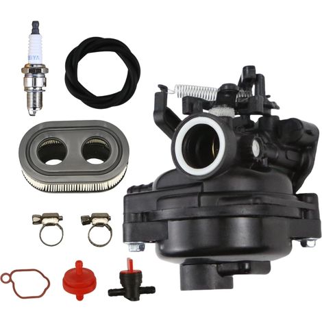(Ensemble 799584) Carburateur pour moteur de tondeuse à gazon Briggs-Stratton 799584 593261 595656 591160 300E 450E 500E 550EX 125cc 140cc 4,5 CV, ensemble 591979 (1/5)