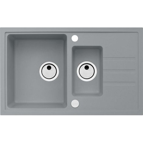 Alveus Intermezzo - Fregadero de granito 78x48 cm, concrete 1119693