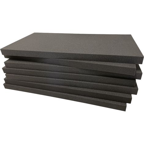 Pannelli Fonoassorbenti lisci 100x50x5 Cm fonoassorbenti insonorizzanti piramidale per correzione audio in poliuretano isolamento acustico dj