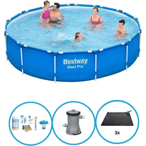 Bestway Bestway Steel Pro Ronde - 396x84 cm - 4-pièces  S22757 (1/5)
