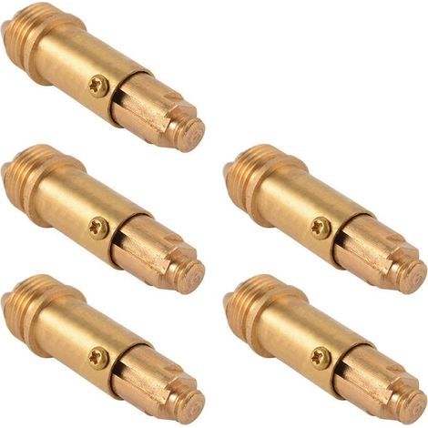 5pcs Basin Pop-up Spring Bolt Brass, Replacement for Most Sinks/Bathtubs/Van/Drain Plugs (1/5)