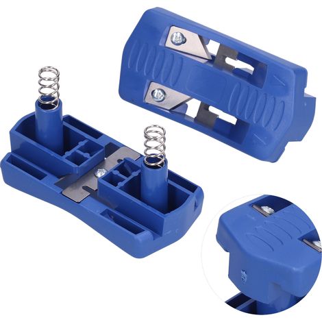 Coupe-bordures double face pour bois avec surface supérieure antidérapante pour feuilles droites (1/5)