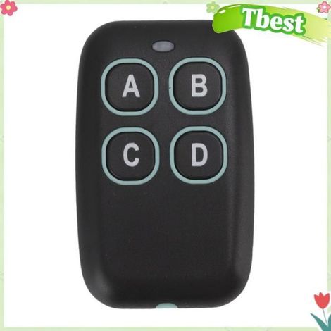 Tbest commutateur de télécommande 433 MHz Commutateur RF sans Fil, Commutateur de Télécommande RF 433MHZ Sûr quincaillerie garage (1/4)