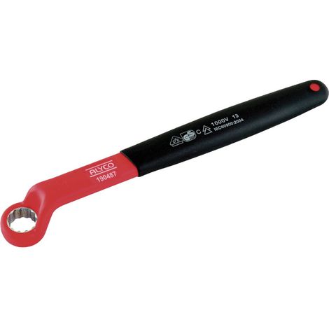 LLAVE ESTRELLA ACODADA AISLADA VDE 13 MM