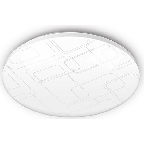 Plafonnier rond blanc IP44 48W 5160lm 4000K 48 cm Videx (1/5)