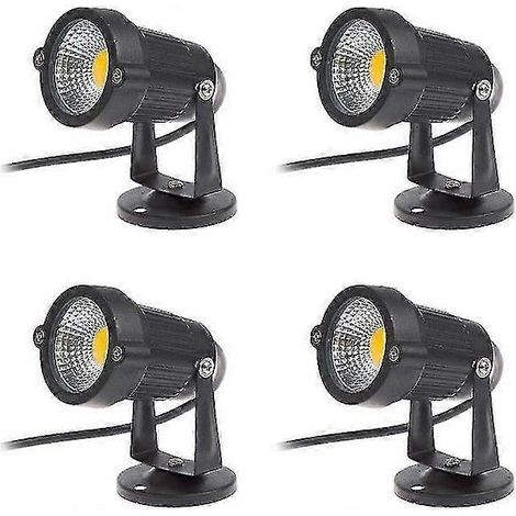 Projecteur LED COB 5 W 220 V, orientable, pour jardin, 4000 K, blanc chaud (1/4)
