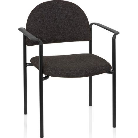 Besucherstuhl / Stuhl XT 700 schwarz/grau hjh OFFICE
