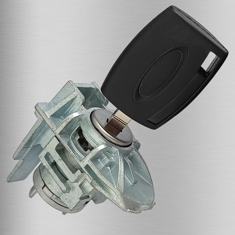 Suitable for new Ford Focus left door lock, Ford EcoSport door lock cylinder, 1 key, car lock cylinder, car accessories (1/4)