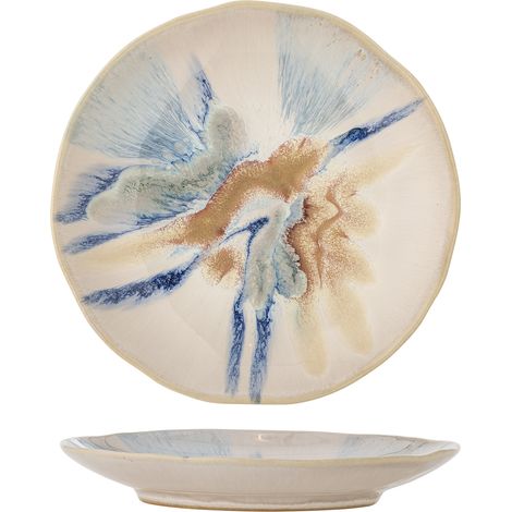 Bloomingville - Imogen Plate - Multi - Stoneware