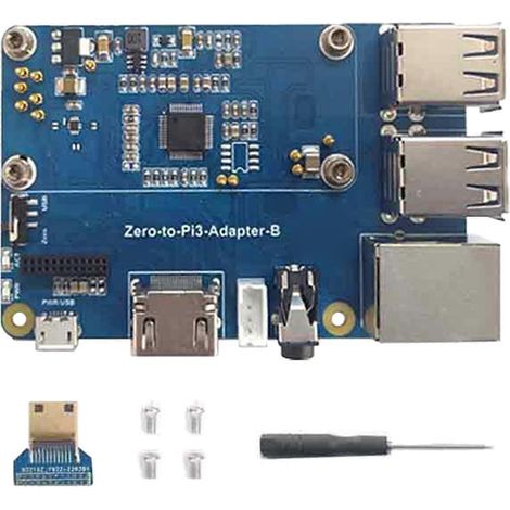 4-Port Raspberry Pi USB-Hub-HAT für Raspberry Pi Zero/ZeroW/ZeroWH USB 2.0/1.1
