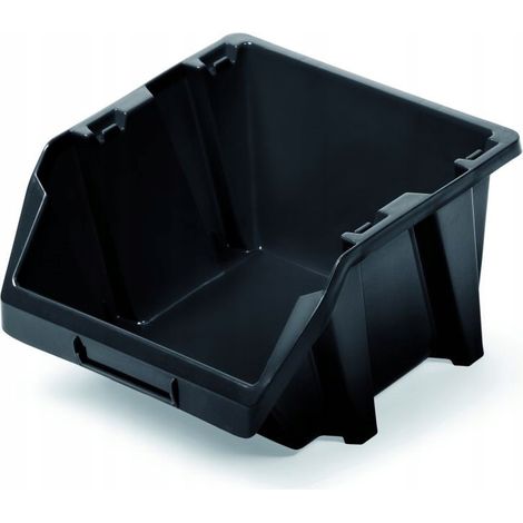 Contenedor para guardar herramientas, bandeja, 21,4 cm, color negro