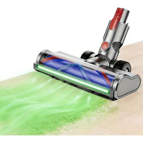 Cepillo de repuesto compatible con Dyson V11 V15 V10 V8 V7, cabezal de limpieza con detección de polvo, accesorio para aspiradora para parquet, suelos duros y alfombras, limpieza eficiente (1/5)