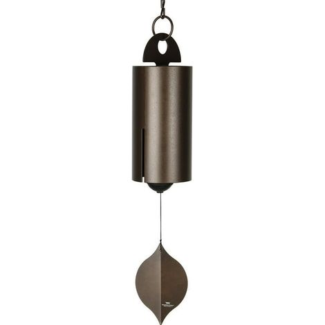 Carillon à vent extérieur ton grave, cloche résonnante robuste, sonorité apaisante pour détente, usage jardin terrasse, quête de sérénité et paix intérieure. (1/5)