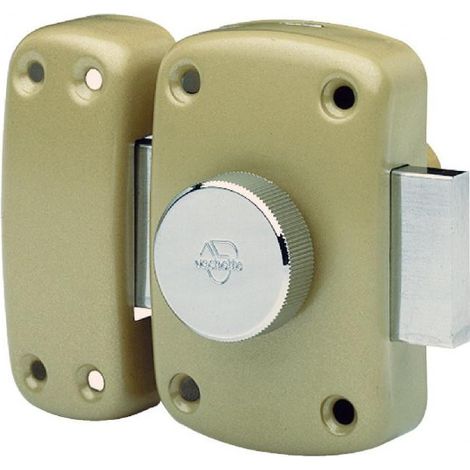 Vachette - Verrou cyclope cylindre 45mm (porte bois-métal) (1/2)