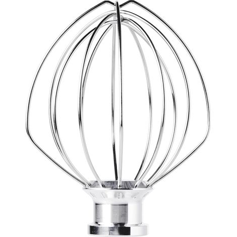 Fouet métallique pour mélangeur KitchenAid à tête inclinable, agitateur à crème aux œufs, fouet à mayonnaise en acier inoxydable (remplace K45WW) (1/5)