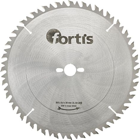 Fortis HW-Kreissägeblatt 350 x 3,5 x 30 mm Z32LWZ