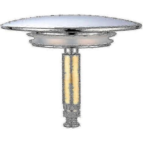 Bouchon de baignoire Bette, 70 mm, à double joint, réglable en hauteur, universel, pour robinet d'évier, en laiton trempé chromé, antirouille. (1/5)