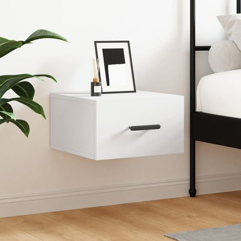 Wall-mounted Bedside Cabinet White 35x35x20 cm vidaXL (1/5)