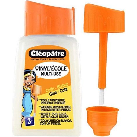 Colle - Cléopâtre - Vinyl'Ecole - 80 gr - Multi-matériaux - Sans solvant - Repositionnable