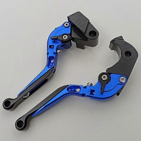 Pour la nouvelle moto Kawasaki Z900RS/SE, levier de frein, d'embrayage et de klaxon modifié en alliage d'aluminium (bleu) (1/5)