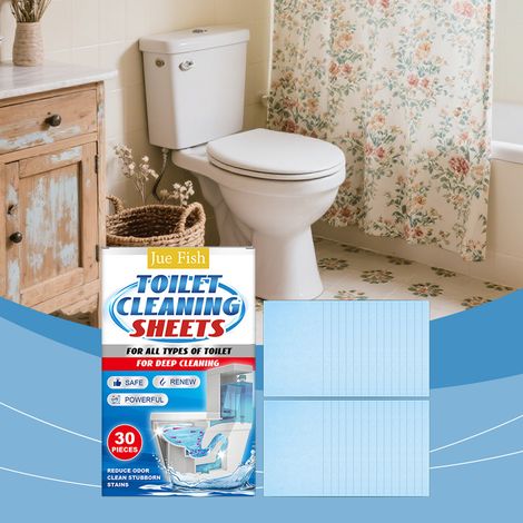 Lingettes nettoyantes pour siège de toilette - Nettoyage doux, efficace, parfum agréable et hygiène garantie - Lot de 30 (1/5)