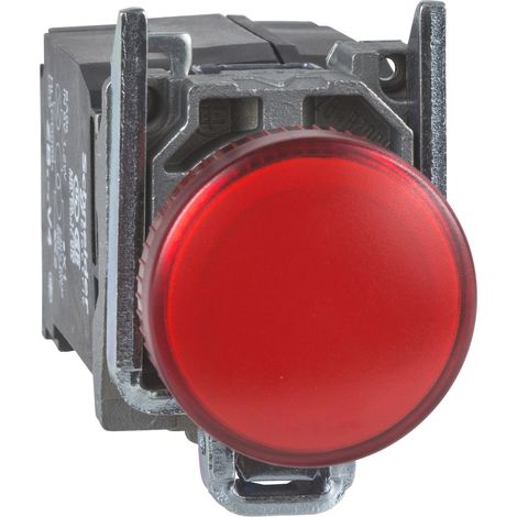 Harmony voyant rond Ø22 - IP66 - rouge - LED intégrée - 400Vac - XB4BV5B4