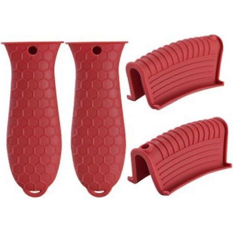 Silikon-Topfgriffhalter, rutschfeste Silikon-Topfhandschuhhülle (1/5)