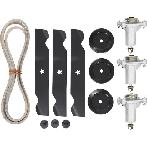 Black Lawn Mower Deck Parts Rebuild Kit, Deck Rebuild Kit, for 54" Lawn Mowers for Homes, Parts Stores, Repair Shops (1/5)