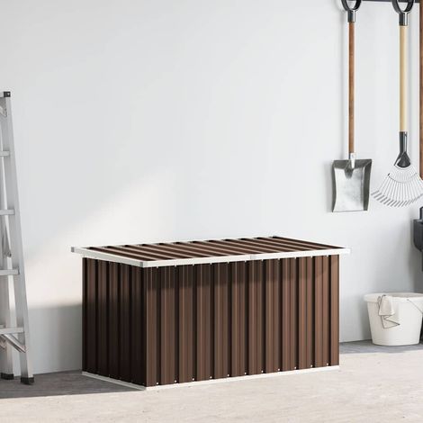 Boîte de rangement,Coffre de rangement de jardin Marron 129x67x65 cm CNENE738508 (1/5)