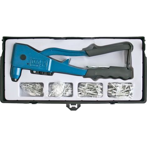 Zange Strend Pro R1001 SET, Nietzange, + 100 Stk. Nieten, professional, für Blindnieten (1/2)