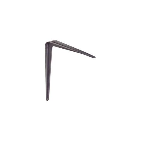MENSOLA NERVATA- - mm.125x150 colore grigio - 20 pezzi