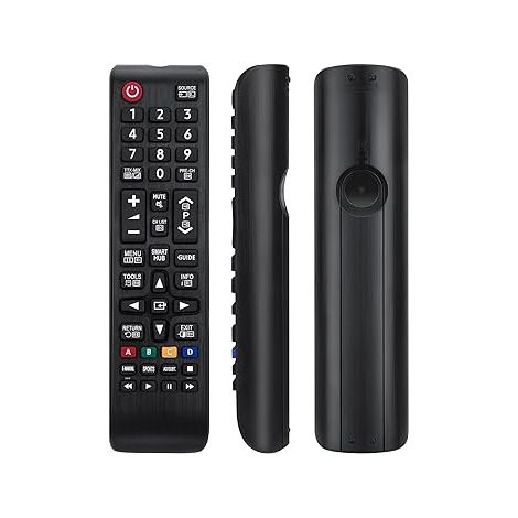 Telecommande Sans Fil Universelle Tv Telecommande Pour Samsung Hdtv Led Smart Tv Numerique, Le Noir (1/5)