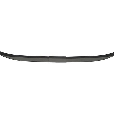 Lèvre de L'aile Arrière Noir Universel Spoiler à Ailes à Tronc Rationalisée 116-132 Cm pour la Voiture avec Angle de Pare-Chocs Réglable Matériau ABS (1/5)