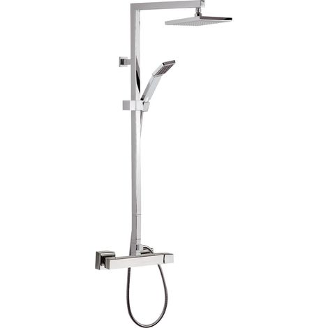 Set doccia in ottone cromato - serie qubika (1/4)