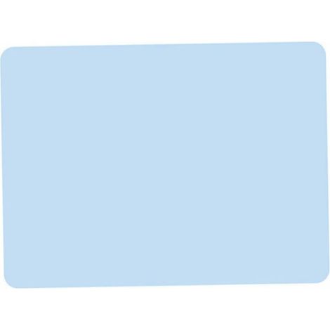 Tapis en silicone imperméable et résistant à la chaleur pour la cuisine et la salle à manger, bleu clair. (1/3)