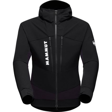 Chaqueta softshell con capucha Mammut Aenergy SO Hybrid - negra talla: s